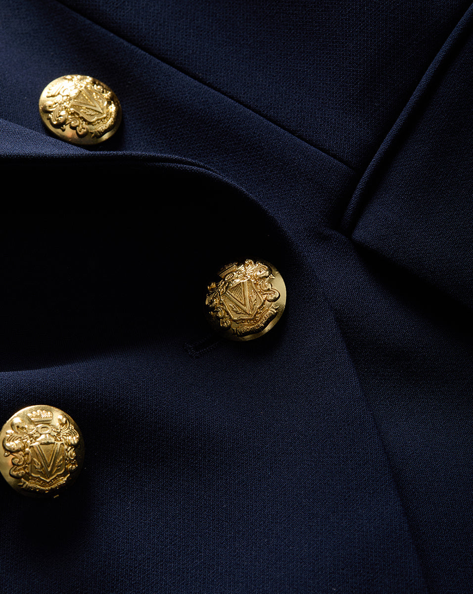 Veronica Beard | Miller Dickey Jacket Navy/Gold