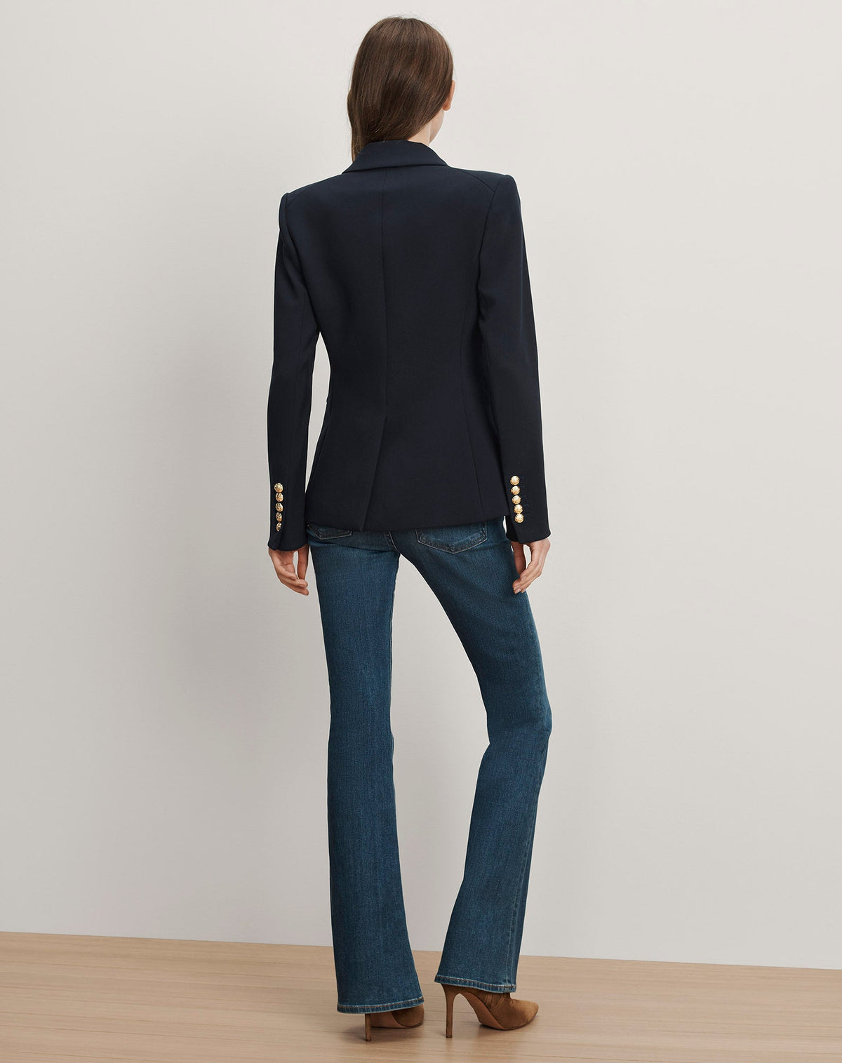 Veronica Beard | Miller Dickey Jacket Navy/Gold