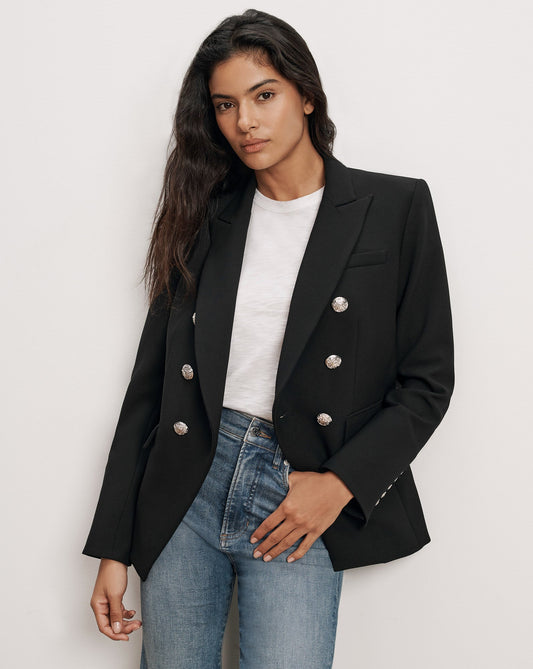 Veronica Beard | Miller Dickey Jacket Black/Silver