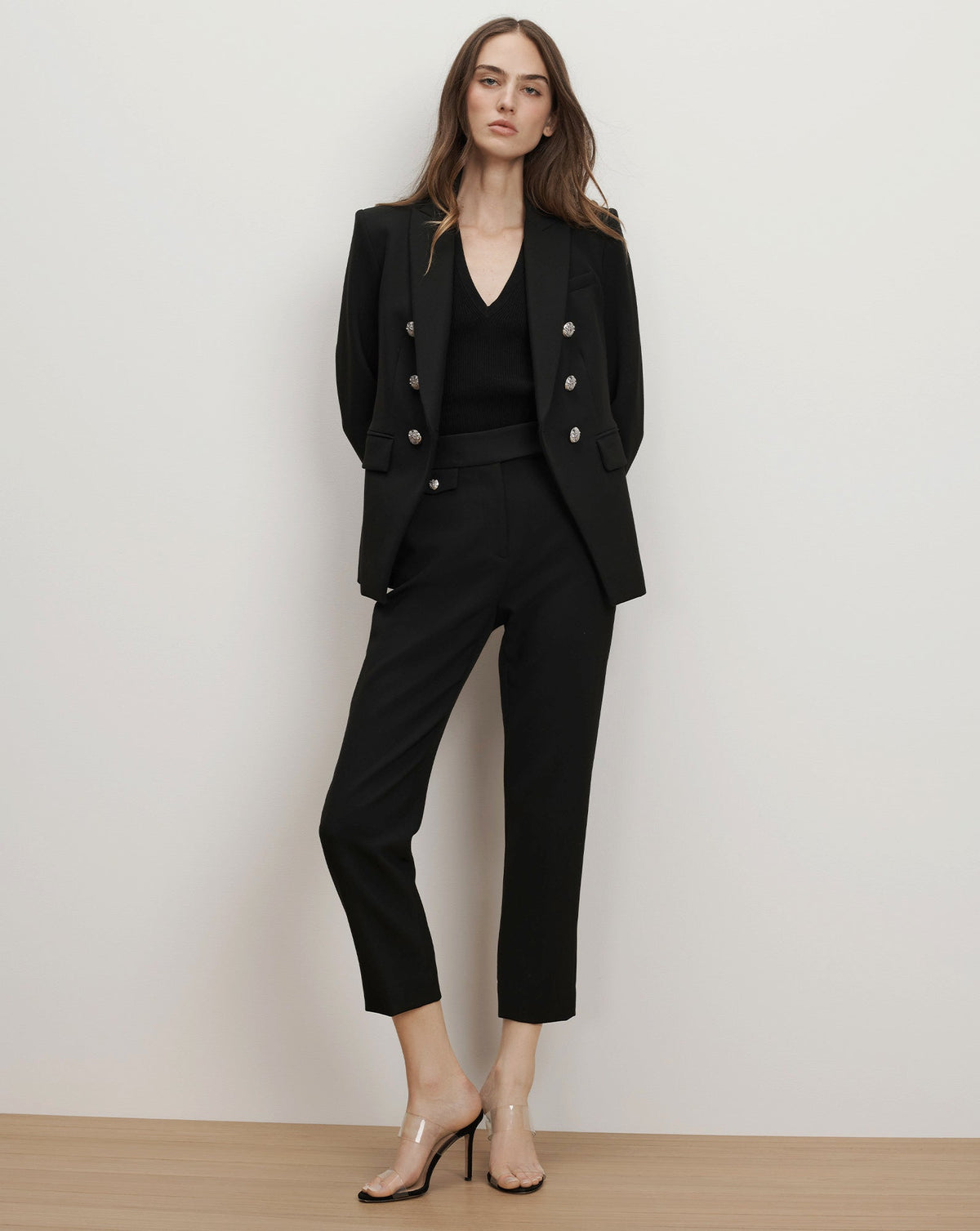 Veronica Beard | Miller Dickey Jacket Black/Silver