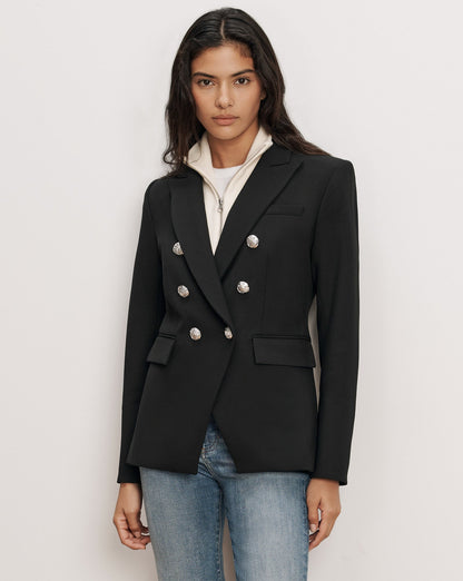Veronica Beard | Miller Dickey Jacket Black/Silver