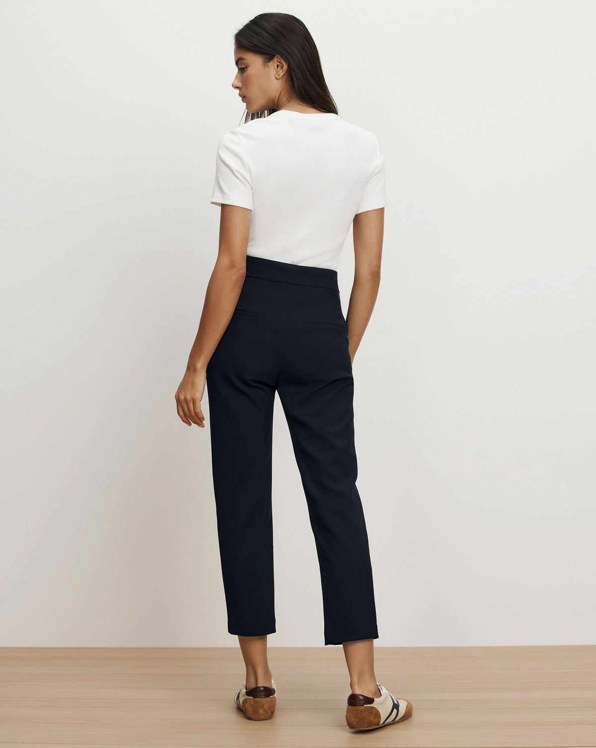 Veronica Beard | Renzo Slim-Leg Pant Navy/Gold