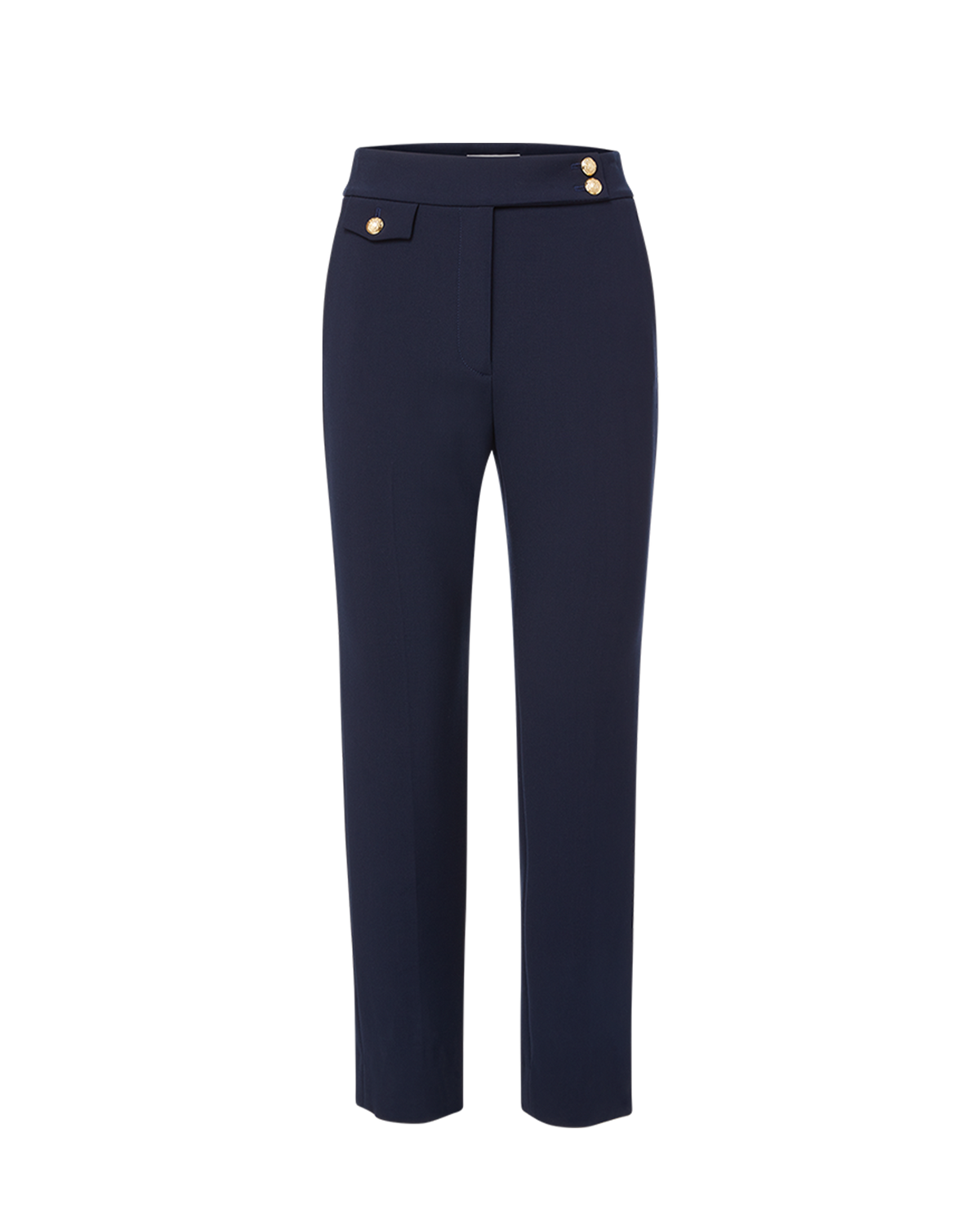 Veronica Beard | Renzo Slim-Leg Pant Navy/Gold