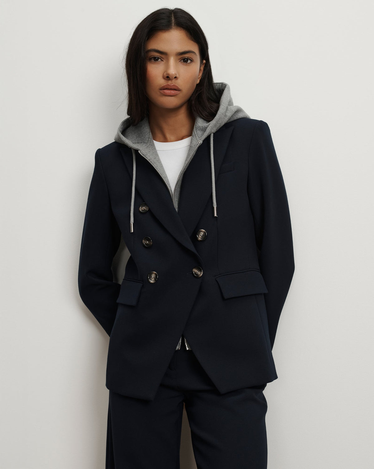 Veronica Beard | Miller Dickey Jacket in Navy Navy