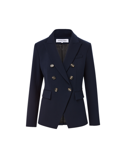 Veronica Beard | Miller Dickey Jacket in Navy Navy