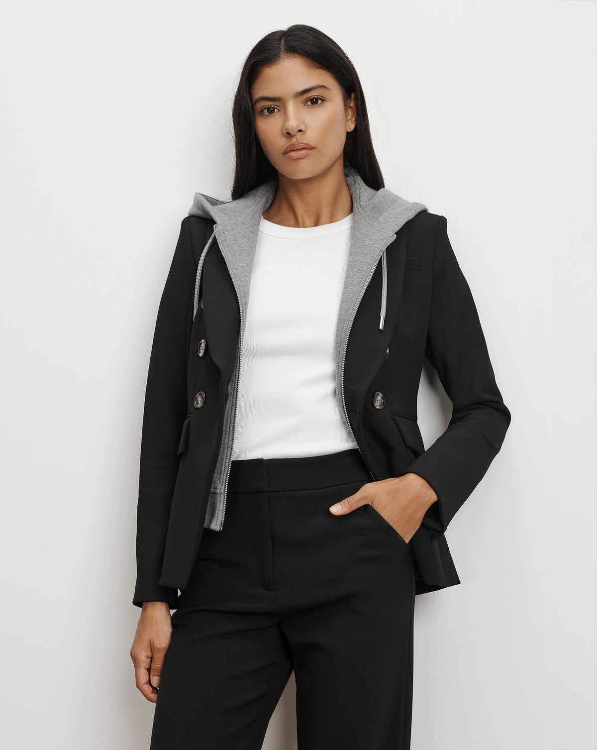 Veronica Beard | Miller Dickey Jacket in Black Black