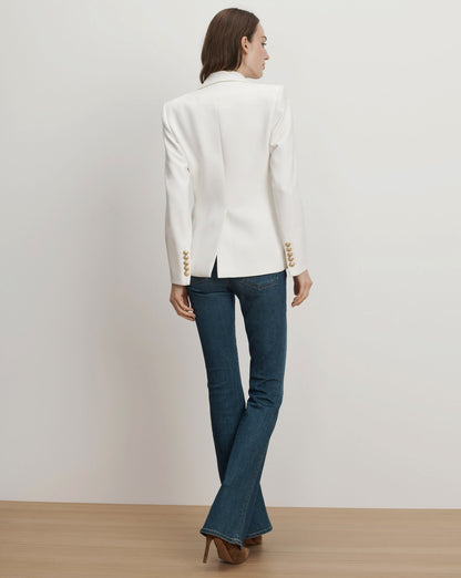 Veronica Beard | Miller Dickey Jacket in Off-White/Gold Off-White/Gold