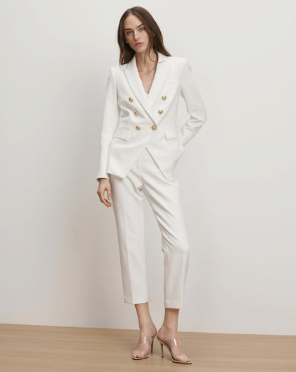 Veronica Beard | Renzo Pant Off-White/Gold
