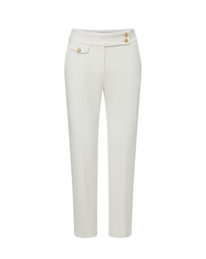 Veronica Beard | Renzo Pant Off-White/Gold