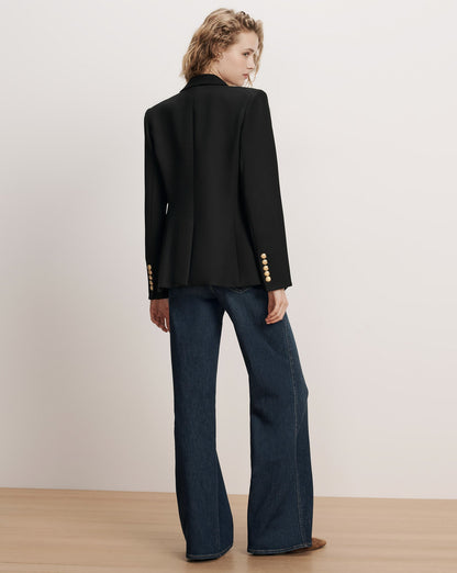 Veronica Beard | Miller Dickey Jacket in Black/Gold Black/Gold