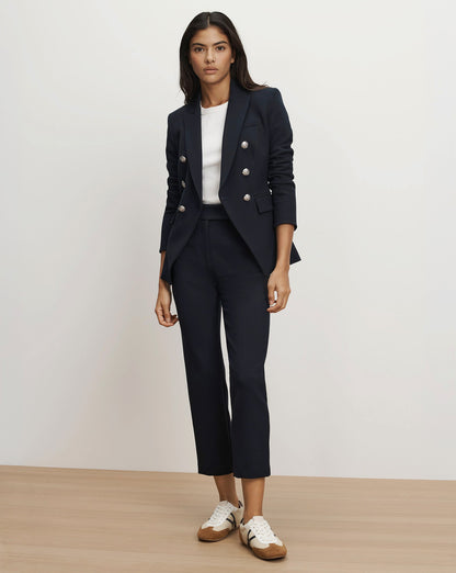 Veronica Beard | Miller Dickey Jacket Navy/Silver