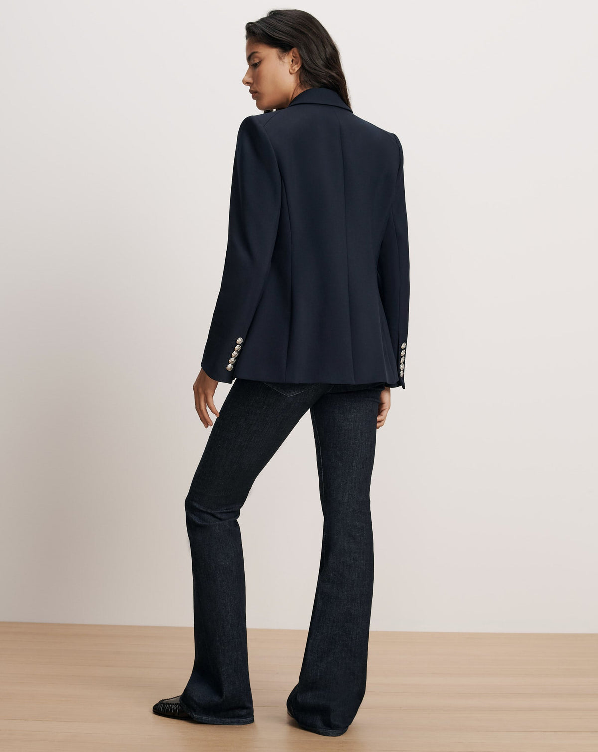 Veronica Beard | Miller Dickey Jacket Navy/Silver