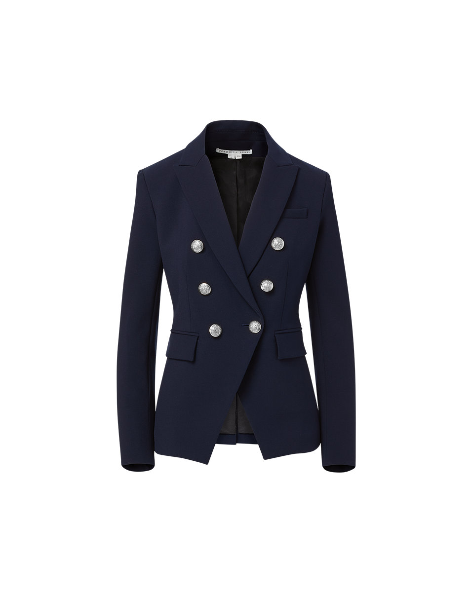 Veronica Beard | Miller Dickey Jacket Navy/Silver