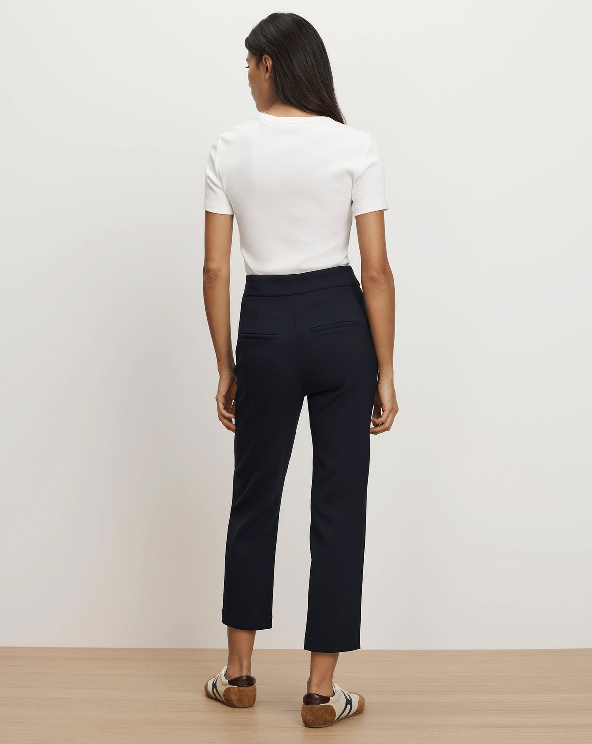 Veronica Beard | Renzo Slim-Leg Pant Navy/Silver