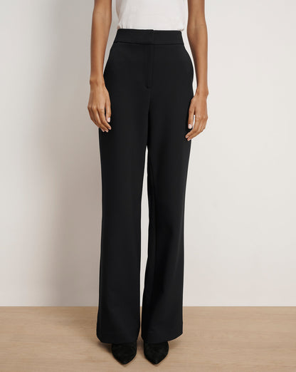 Veronica Beard | Tonelli Wide-Leg Pant in Black Black
