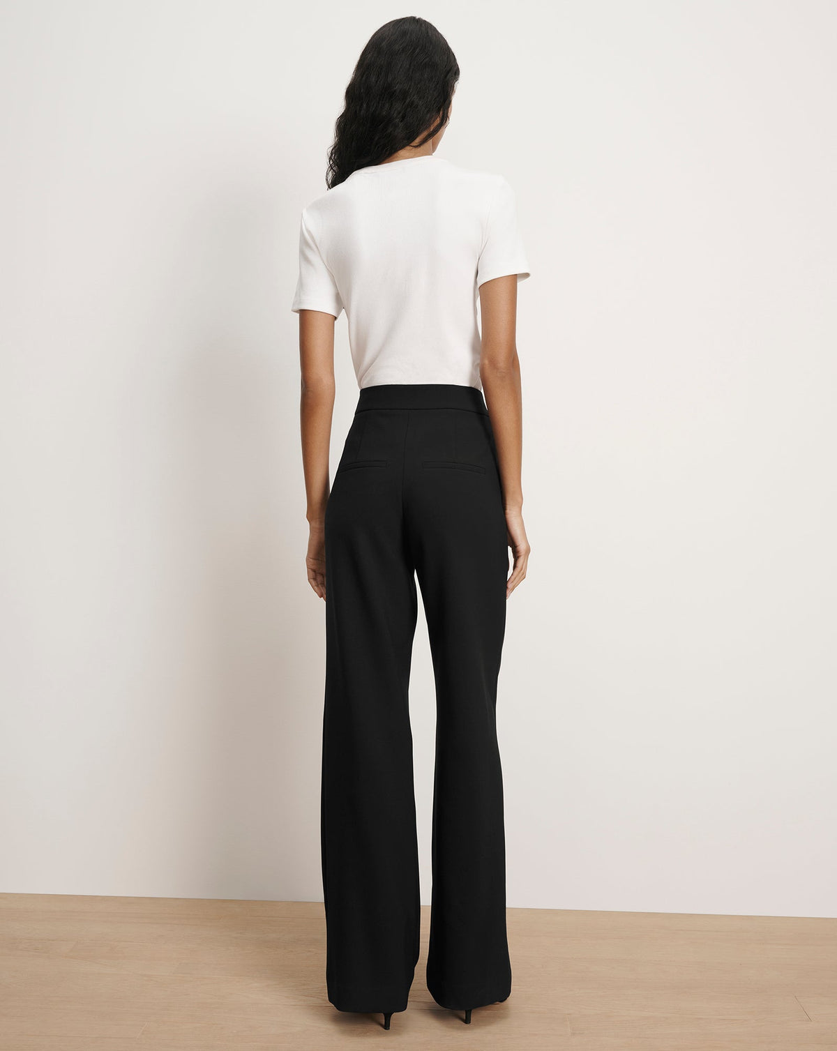Veronica Beard | Tonelli Wide-Leg Pant in Black Black