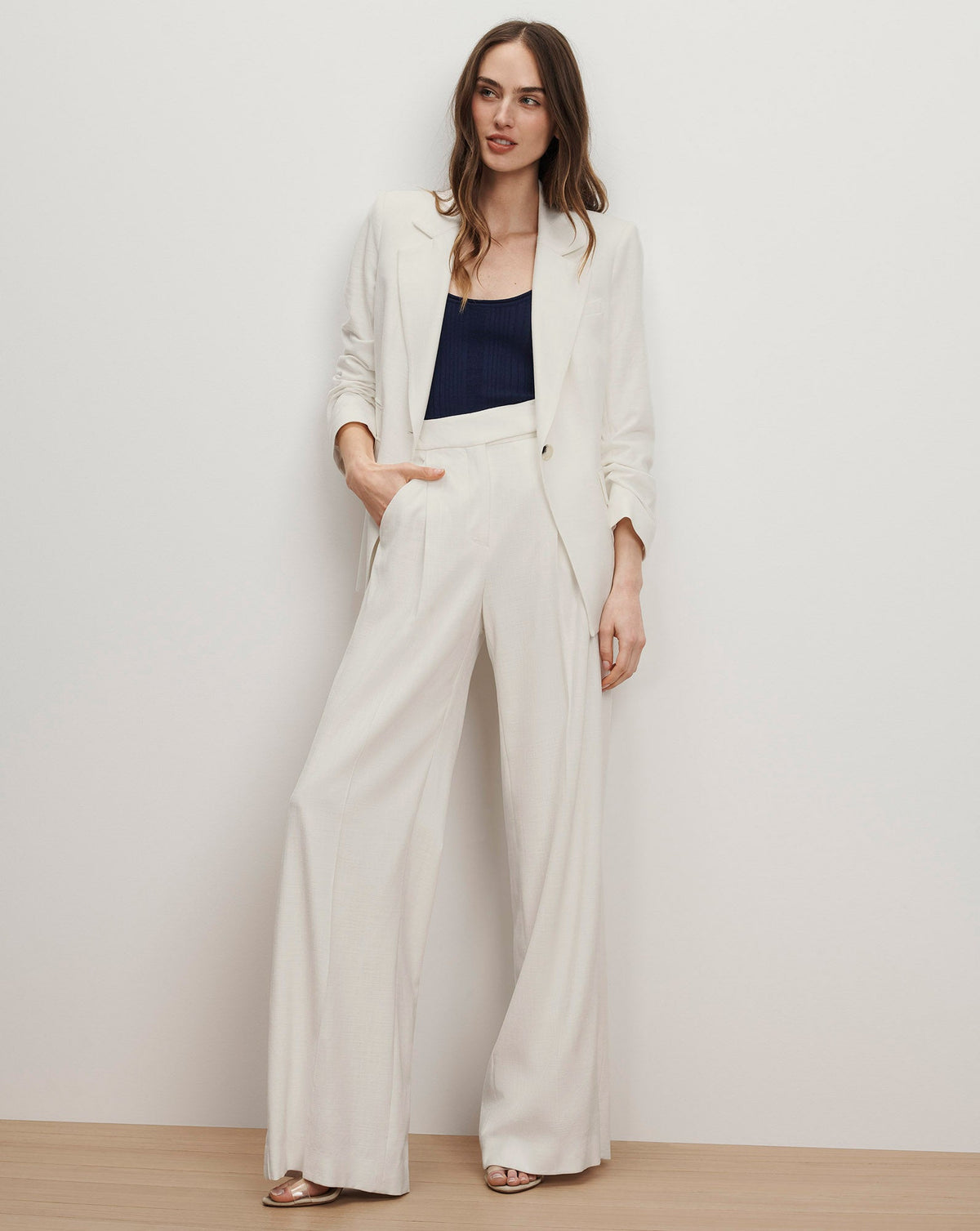Veronica Beard | Battista Dickey Jacket in Dove White Dove White