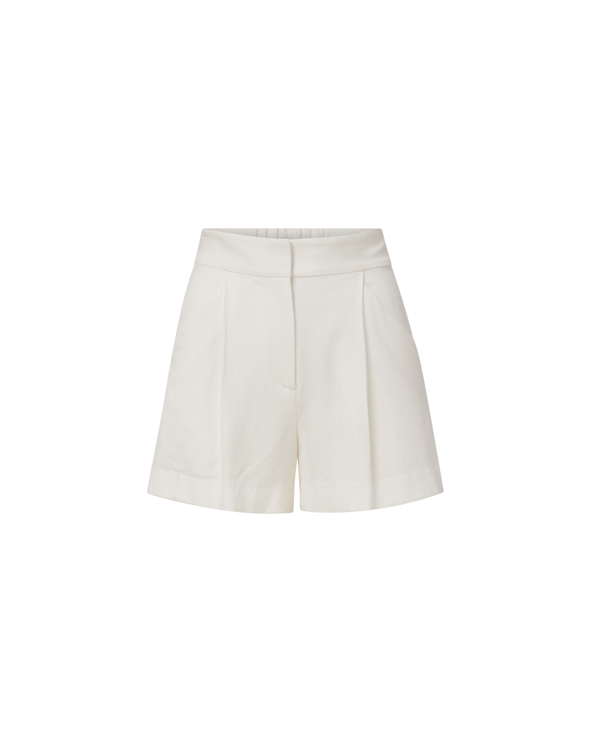 Veronica Beard | Marbeau Pleated Short in Dove White Dove White