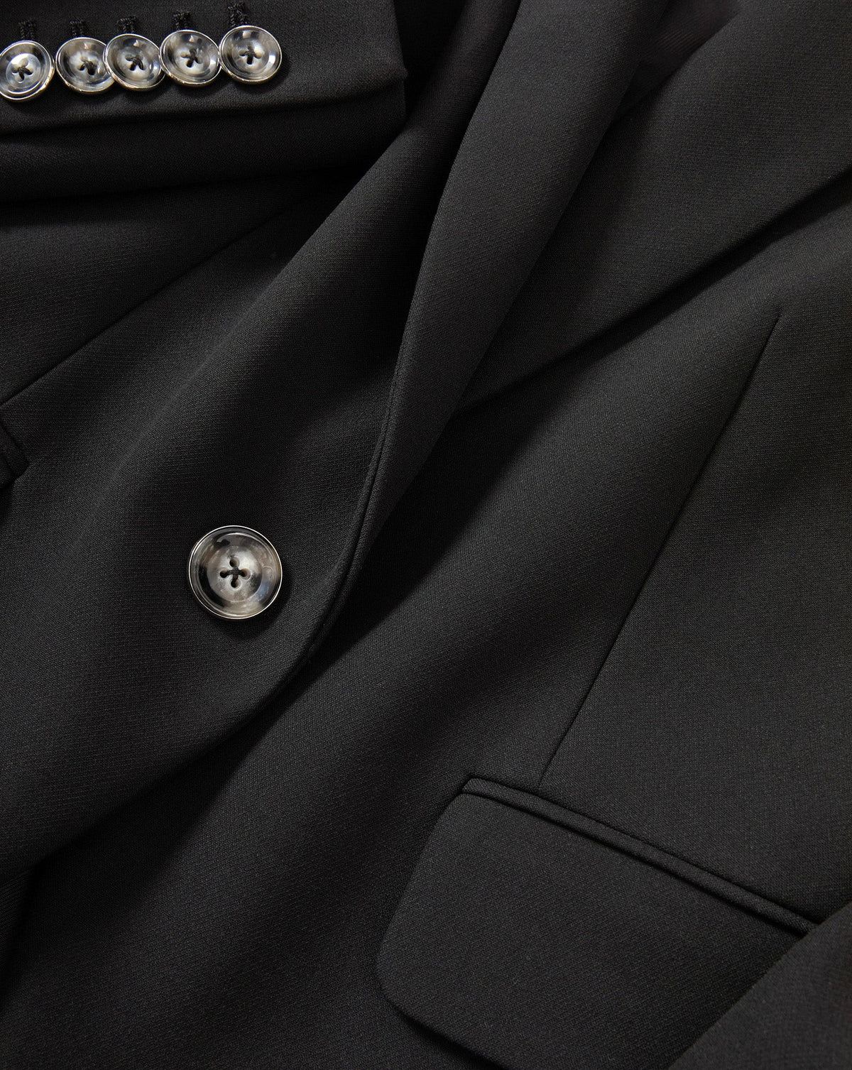 Veronica Beard | Miller Single-Breasted Dickey Jacket Blazer in Black Black