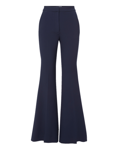 Veronica Beard | Arden Tailored Flared Pant in Navy Navy