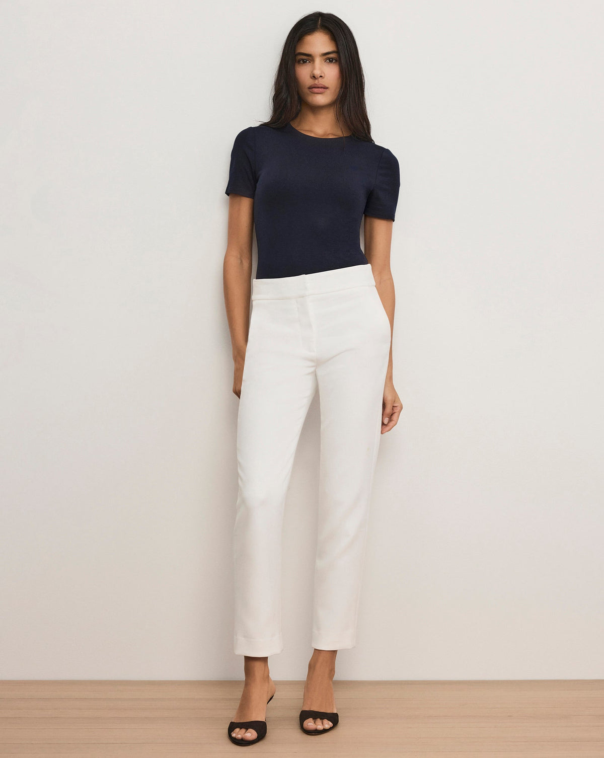Veronica Beard | Renzo Slim-Leg Pant in Off-White Off-White