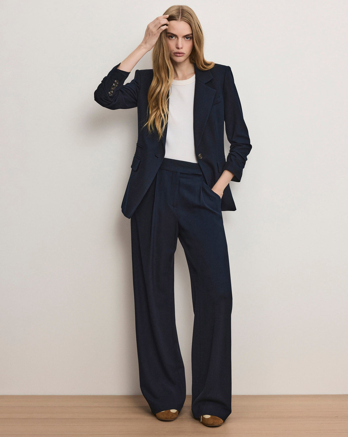 Veronica Beard | Battista Dickey Jacket in Navy Navy