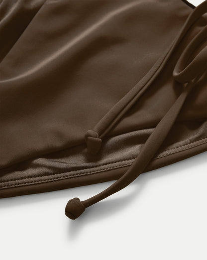 Veronica Beard | Solara Bikini Bottom in Mocha Mocha