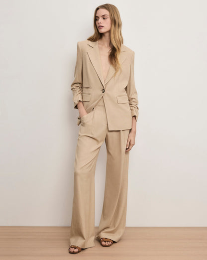 Veronica Beard | Battista Dickey Jacket in Stone Khaki Stone Khaki