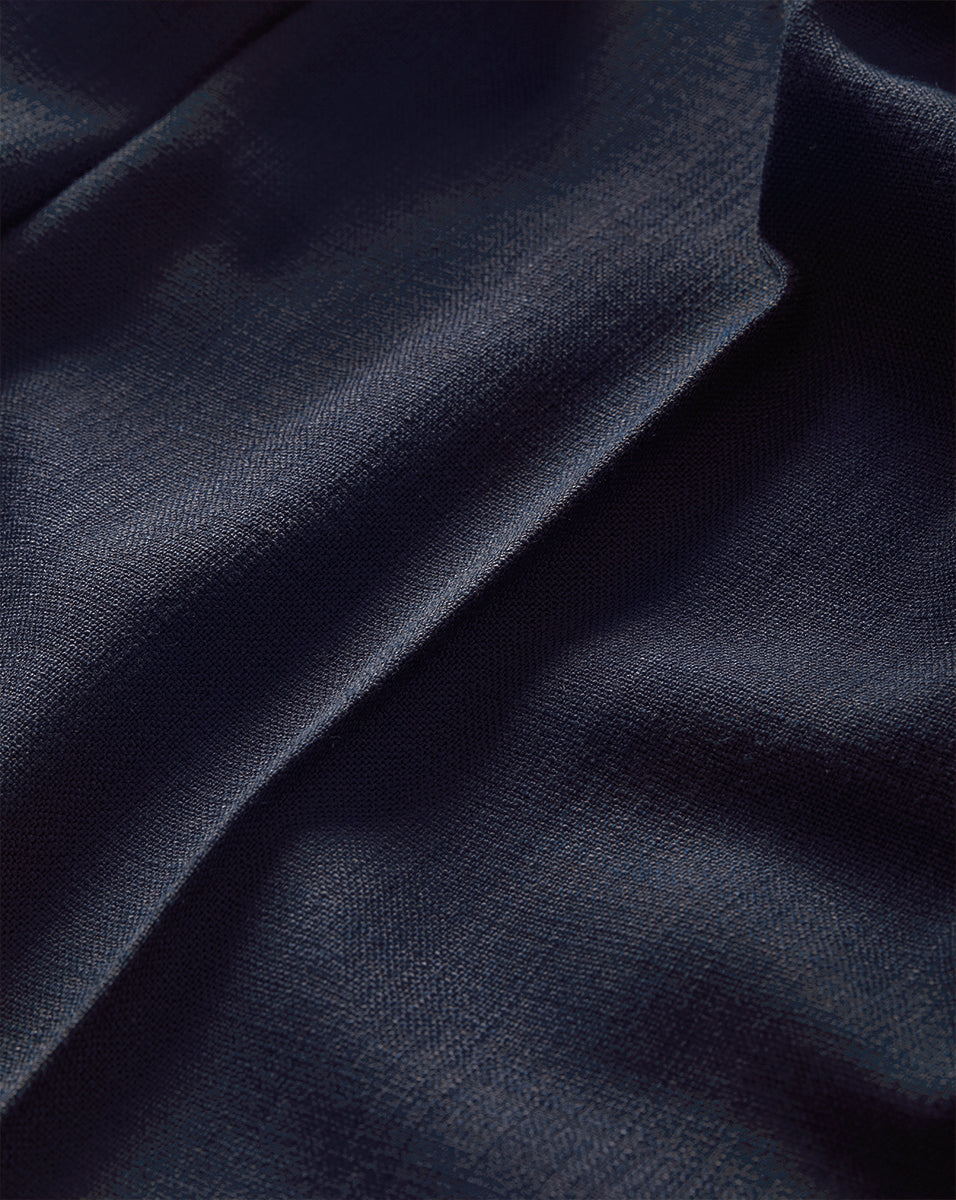 Veronica Beard | Marbeau Wide-Leg Pant in Navy Navy