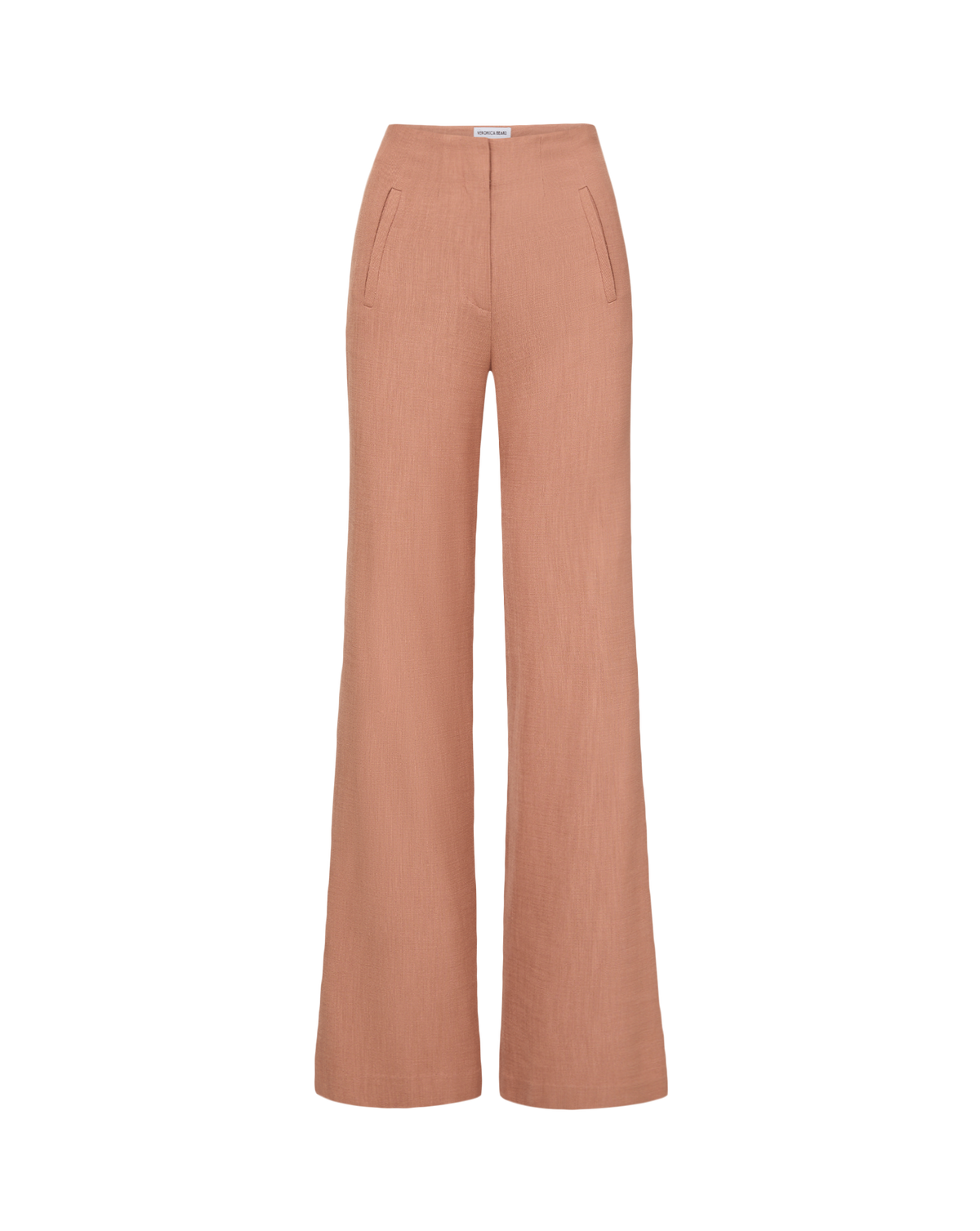 Veronica Beard | Jude Wide-Leg Pant in Chai Pink Chai