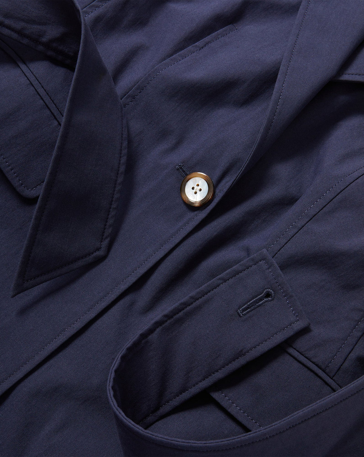 Veronica Beard | Howard Belted Jacket in Navy Navy
