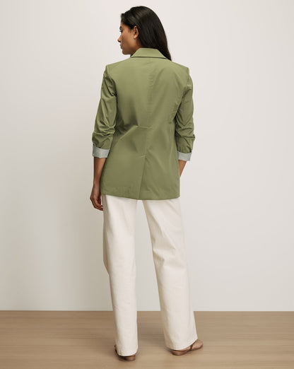 Veronica Beard | McAllin Dickey Jacket in Stone Army Green Stone Army