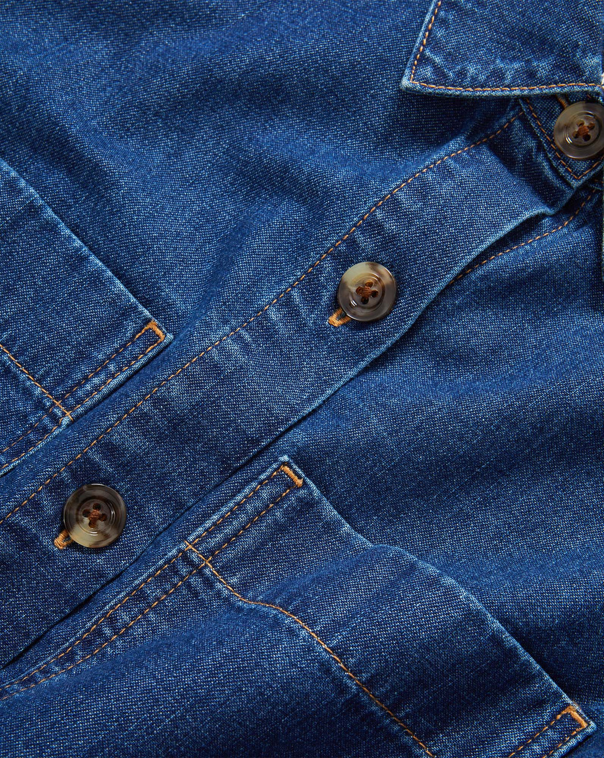 Veronica Beard | Spruce Boxy Button-Down Shirt in Dark Blue Starry Night Starry Night