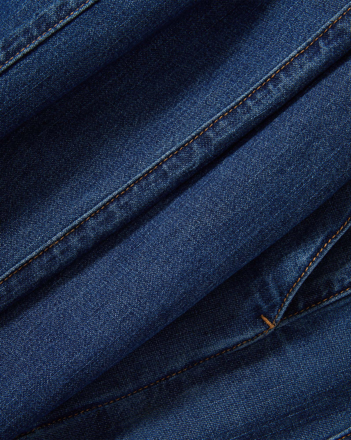 Veronica Beard | Digby Wide-Leg Chambray Pant in Dark Blue Starry Night Starry Night
