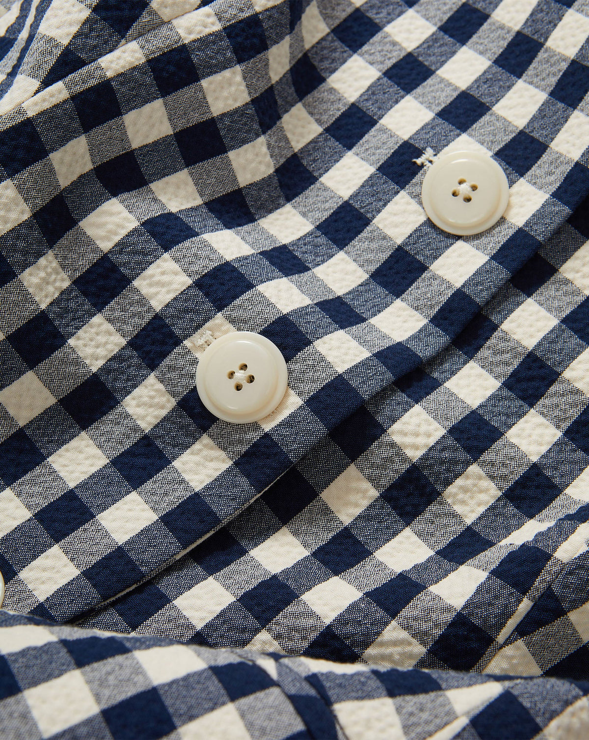 Veronica Beard | Lois Gingham Vest in Navy/Dove White Navy/Dove White