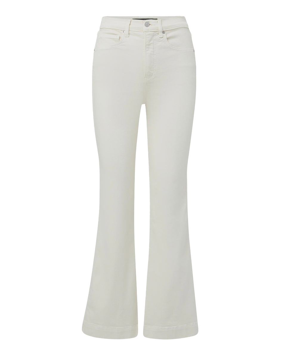 Veronica Beard | Carson Kick-Flare Jean in Ecru Ecru