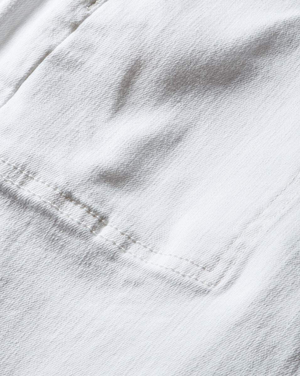 Veronica Beard | Crosbie Patch-Pocket Slim Wide-Leg Jean in White White