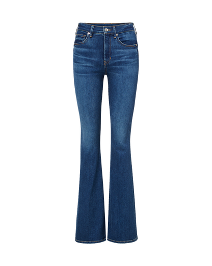 Veronica Beard | Beverly Skinny-Flare Jean Extended Bright Blue