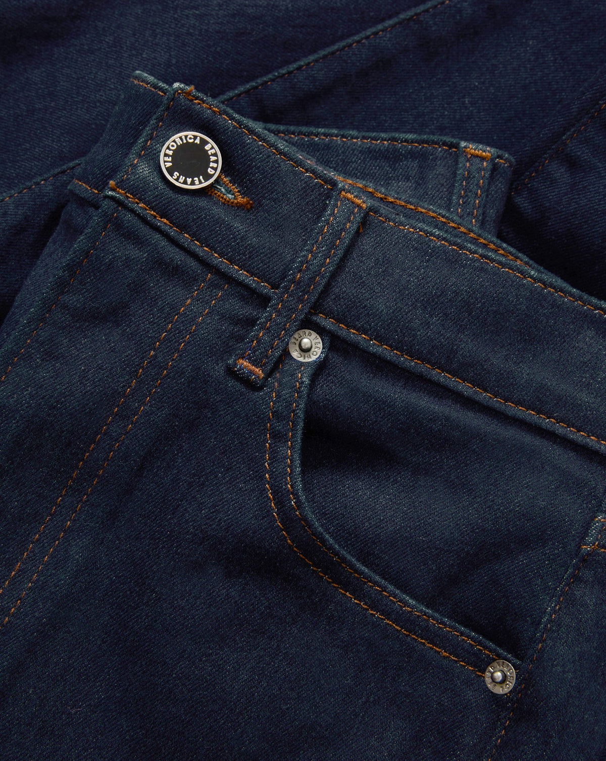 Veronica Beard | Crosbie Slim Wide-Leg Jean in Indigo Rinse Indigo Rinse