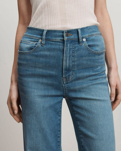 Veronica Beard | Joplin Flare Jean in Medium Wash Pool Party Pool Party