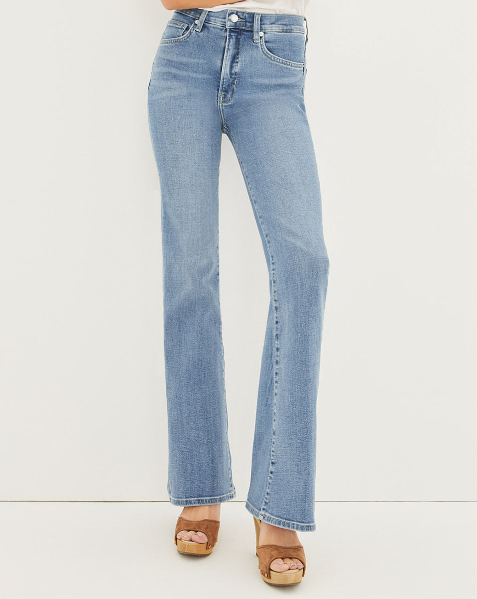 Veronica Beard | Beverly High Rise Skinny Flare Iceberg