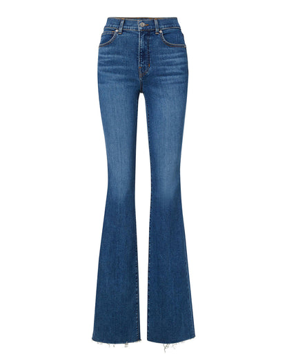 Veronica Beard | Cameron Raw Hem Bootcut Jean Serendipity