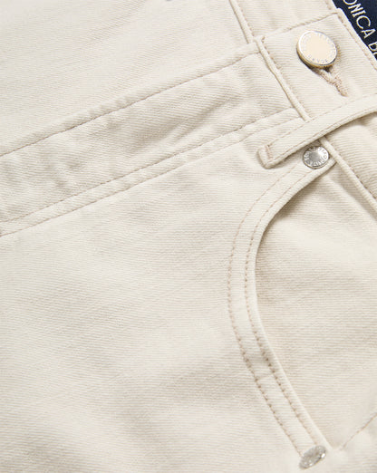 Veronica Beard | Beverly Skinny-Flare Jean in Ecru Ecru