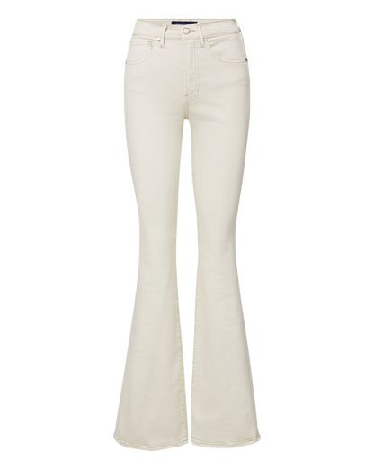 Veronica Beard | Beverly Skinny-Flare Jean in Ecru Ecru
