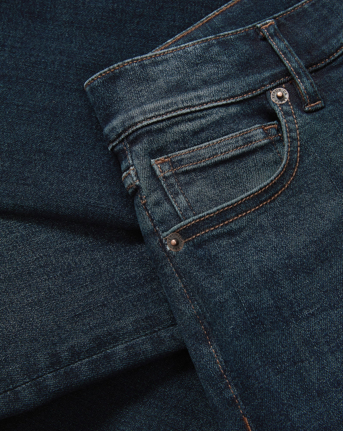 Veronica Beard | Cameron Bootcut Jean in Dark Blue Dark Ink