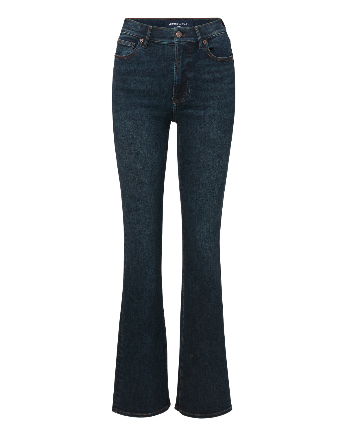 Veronica Beard | Cameron Bootcut Jean in Dark Blue Dark Ink