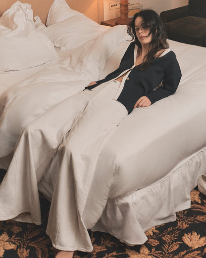 Veronica Beard | Vicki Extra-Wide-Leg Jean in White White