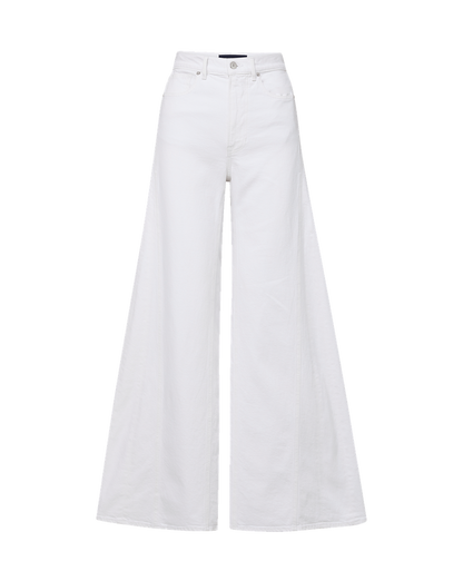 Veronica Beard | Vicki Extra-Wide-Leg Jean in White White