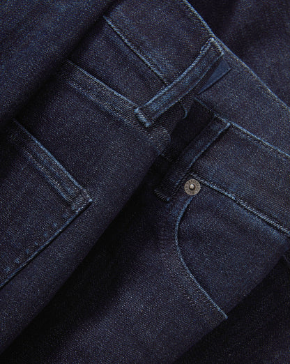 Veronica Beard | Beverly Skinny-Flare Jean in Dark Wash Indigo Rinse Indigo Rinse