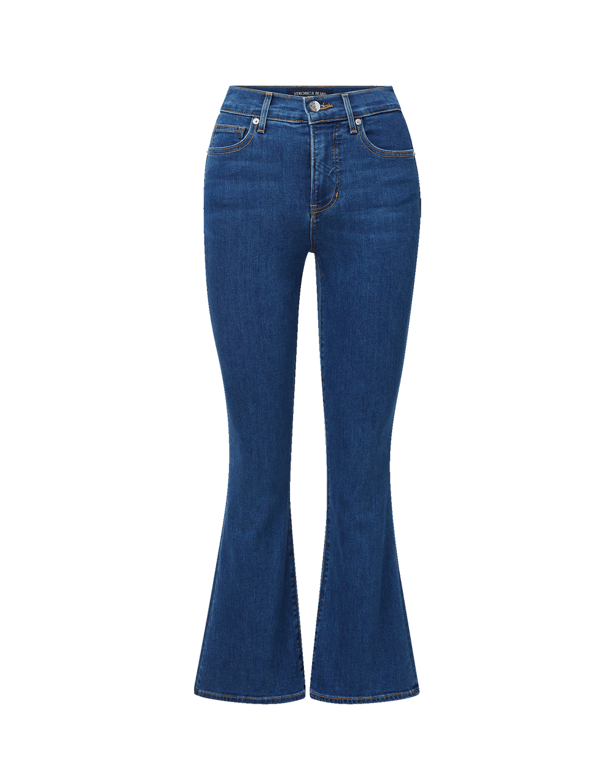 Veronica Beard | Carson Kick-Flare Jean in Bright Blue Bright Blue